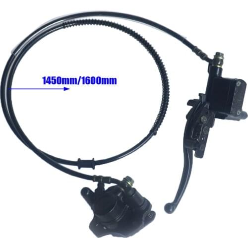 1450mm 1600mm Motorcycle Hydraulic Rear Disc Brake Caliper System Pads For 110cc 125cc ATV Quad Pit Pro Dirt Bike Gokart Buggy