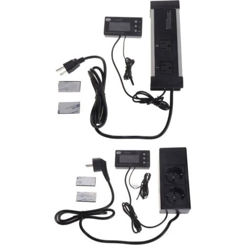 TC-220 0-50C Day/night ON OFF Digital Reptile Thermostat with Timer Regulator Animal Amphibian Temperature Controller