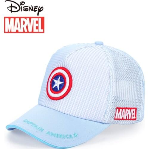Disney Marvel Captain America Childrens Hat Spring and Autumn Baby Duck Tongue Baseball Cap Boys Summer Sunscreen Sun HM60055