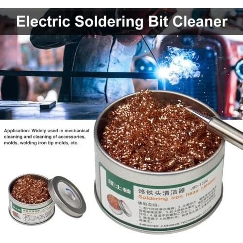 Electric Soldering Bit Cleaner Desoldering Tin Wire Mesh Filter For Machine Parts Molds Welding Iron Tips Cleaning Ball