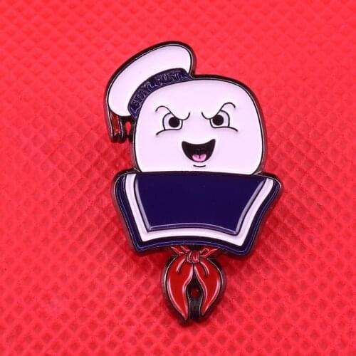 Ghostbusters enamel pin American fantasy comedy film brooch