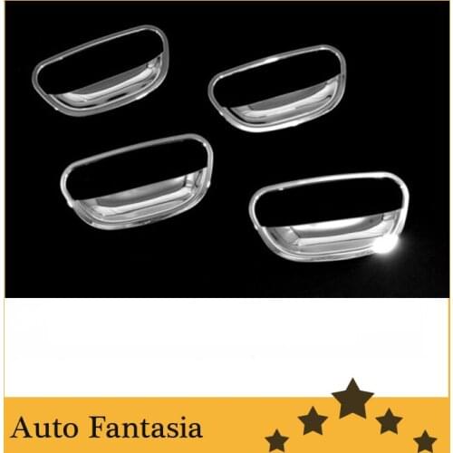 Chrome exterior door handle cavity cover - for Audi a4 b5