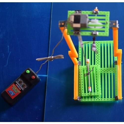 Elevator toy model/line lift/scientific physics experimental Educational toys/DIY technology production/puzzle/baby toys gift