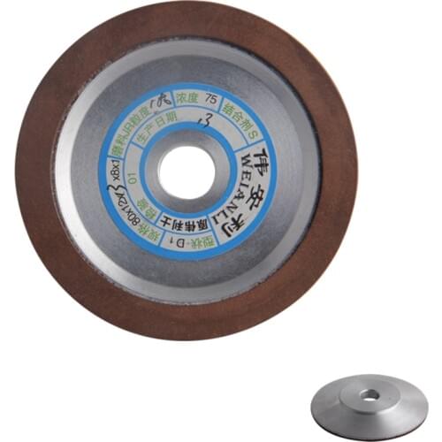 80*12*13*8 Diamond Grinding Wheel Polishing Wheel 150/180/240/320 Grain Mill Grinding Wheel Power Tools 1Pc