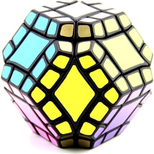 LanLan 12 Axis Dodecahedron Magic Cube Megaminxeds Speed Puzzle Antistress Brain Teasers Educational Toys For Children