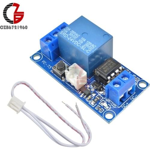 1 CH 24V Latching Relay Module with Touch Bistable Switch Trigger Relay Switch MCU Control for Arduino LED Light Control