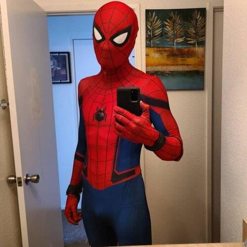 Male/Female/Kids Homecoming V1 Costume 3D Printed Cosplay Homecoming Spandex Lycra zenzai Suit Halloween Costume Bodysuit