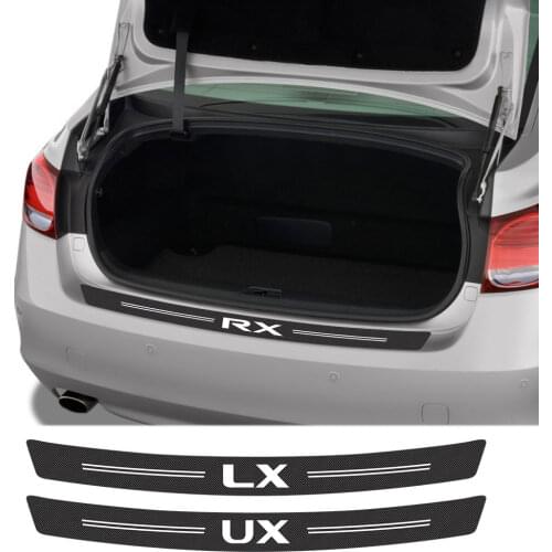 Car Trunk Guard Rear Bumper Stickers For Lexus RX 300 330 IS 250 300 GX 400 460 UX 200 NX LX LS GS ES CT200h Fsport Accessories