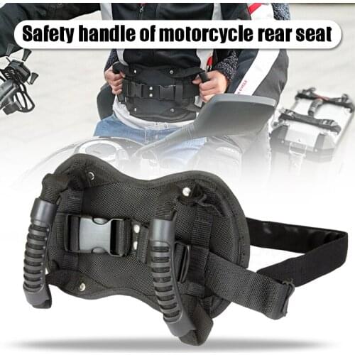 Spot The Motorcycle Passenger Safety Belt System Safe Adjustable Strap Grab Handle Car Styling