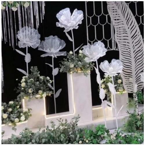 New Wedding Silk Flower Handmade Flowers Wedding Projects Road Initiative Wedding Flowers Beautiful Shop Window Decoration Proje