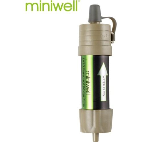 Miniwell L630 personal straw water filter survival equipment for drinking water