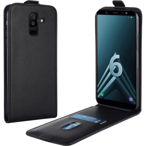 Luxury Flip Leather Case for Samsung Galaxy A6+ 2018 A605 A605F SM-A605FN Phone Case for Galaxy A6 Plus 2018 Cover capa