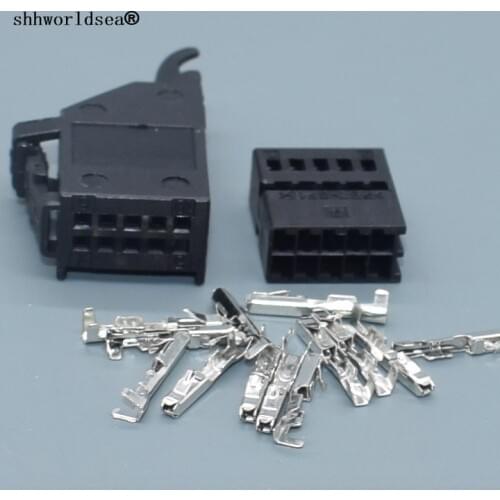 Shhworldsea 10 pin auto car electric plug VW rearview mirror switch cruise switch plug unsealed connector 8E0971980 8E0 971 980