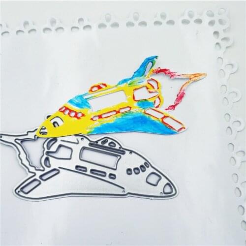 Die Cutting dies spacecraft metal craft paper die Scrapbooking/DIY Embossing mould Easter New Year