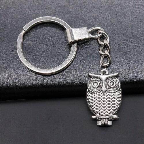 Owl Key Chain Gifts For Men Owl Keychain Owl Keyring Dropshipping Products 2019 Fashion Jewelry