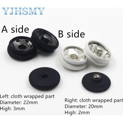 YJHSMY 179261,Cloth buttons Hide Coat Child button,10 pcs Black and white button,Clothing accessories DIY
