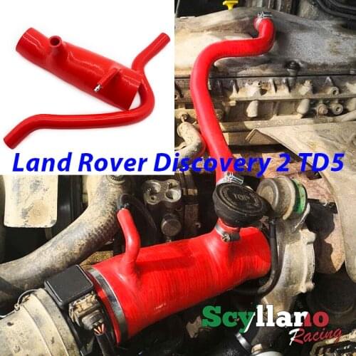Parts For Land Rover Discovery 2 TD5 Engine Oil Breather Rocker Cover To Depression Control Valve Oil Breather Silicone Hose Kit