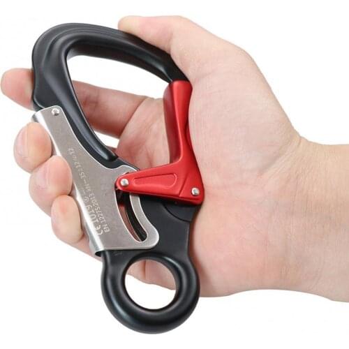 35KN Auto Locking Clip Heavy Duty Carabiner Safety Lock Camping Hook Safety Buckle For Outdoor Rock Climbing Mountaineering