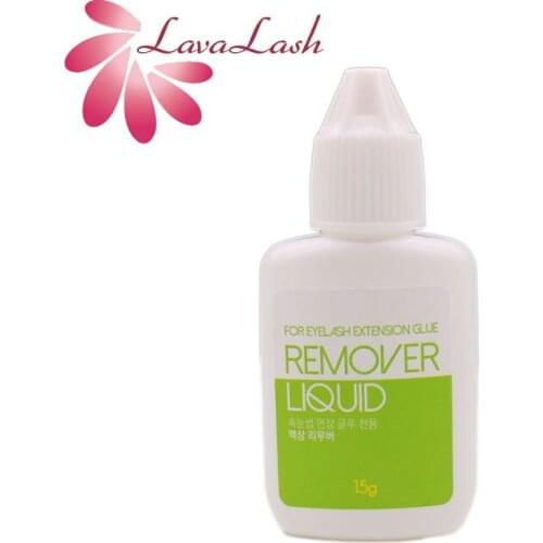 1 bottle Liquid Remover Wholesale Price for Eyelash Extensions 15ml Korea makeups tools Eyelash Shop Fake Eyelashes Transparent
