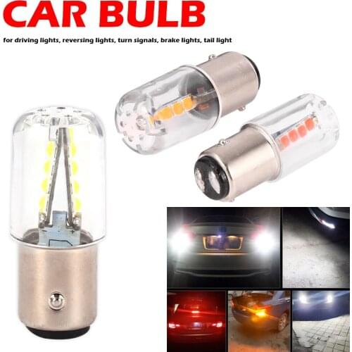 1157 LED Car Bulb BAY15D 3030 SMD Turn Signal Brake Stop Reverse Light Bulb MGO3 White Red Yellow