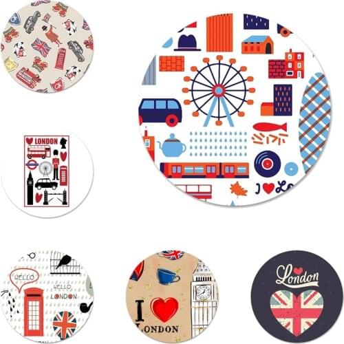 58mm United Kingdom London Kitchen Home Decor Refrigerator Magnetic Stickers Opener Beer Coke