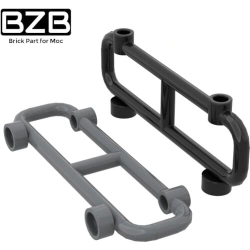 BZB MOC 2486 1X8X2 Car Guardrail Creative High-tech Building Block Model Kids Toys DIY Brick Parts Best Gifts