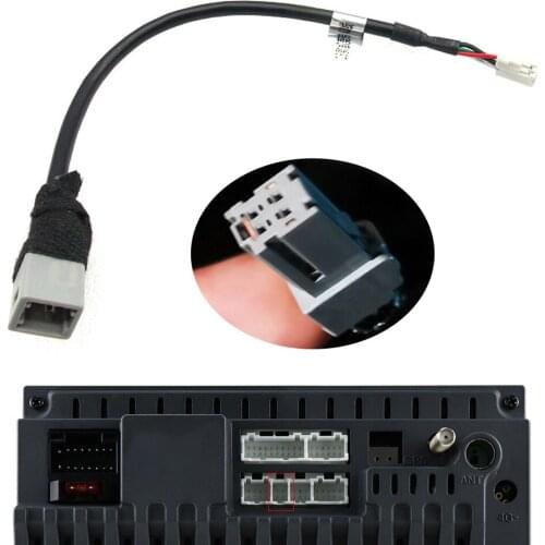 Car 4Pin to USB Adapter Connector for Toyota Camry RAV4 Sienna OEM Radio GPS Android Audio Keep Original USB