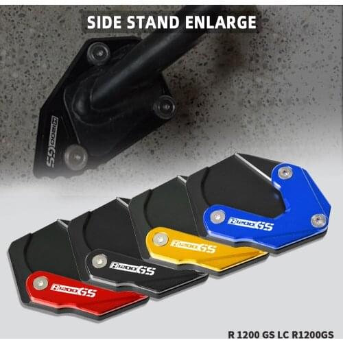 Side Stand Pad Plate Kickstand Enlarger Extension Support FOR BMW R 1200 GS LC R1200GS Rallye 2013 2014 2015 2016 2017 2018 2019