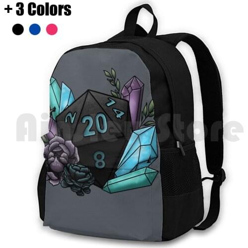 Mystic Class D20-Tabletop Gaming Dice Outdoor Hiking Backpack Waterproof Camping Travel D20 Dnd And Tabletop Gaming Dice