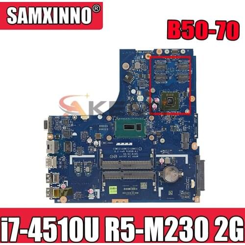LA-B091P Motherboard For Lenovo B50-70 N50-70 B50-80 Motherboard i7-4510U CPU R5-M230 2G LA-B091P Rev: 1 Motherboard Test