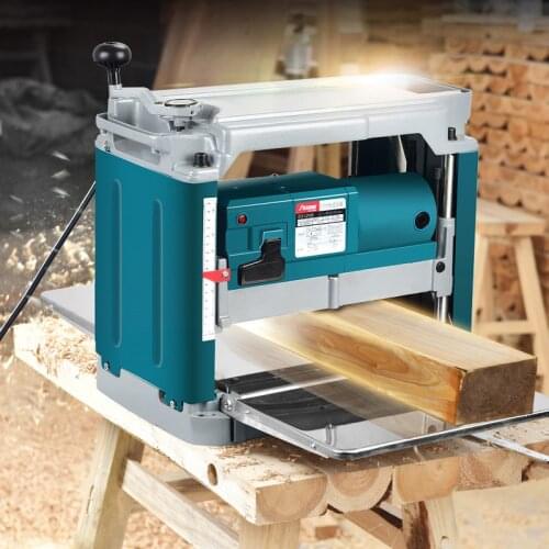 Woodworking electric planer multi-function power tool household planer single-sided high-power desktop flat planer