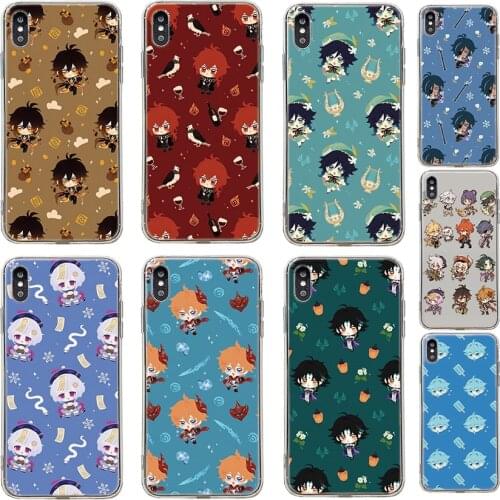 For Asus Zenfone 8 Flip 7 pro ROG phone 5 ZS673KS 2 ZS660kl 3 ZS661KS ZB634KL ZB631KL ZB602KL 6 ZS630kl Cute Genshin Soft Cover