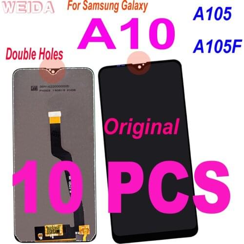 10 PCS Original Super Amoled LCD For Samsung Galaxy A10 Lcd A105 A105F SM-A105F LCD Display Touch Screen Digitizer Assembly