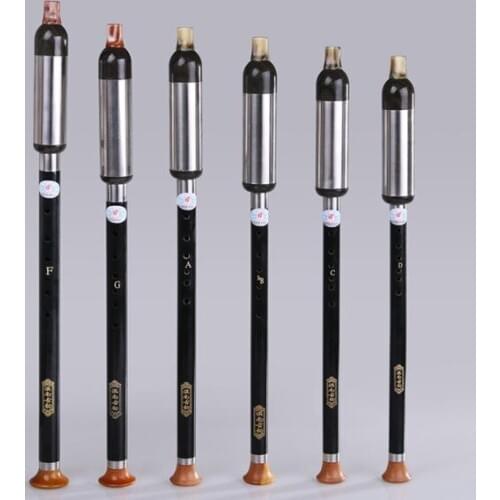 Great sound Bawu vertical blowing flute ebony ba wu music instruments detachable F/G/bB/A/C tone