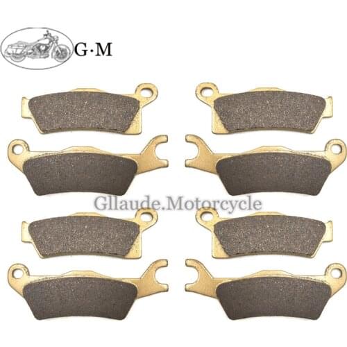 Motorcycle Front Rear Brake Pads For Can Am BRP Renegade 500 STD/EFi 2012-2015 800 R 1000 STD 2012-2015 Outlander 6 x 6 XT 2015