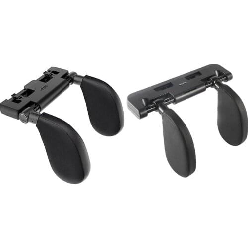 Car Seat Headrest Pillow Neck Support Pillow For Car Sleep Side Head Support High-quality Leather Telescopic Support Side Kids