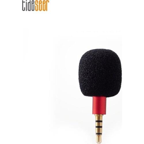 Portable 3.5mm Jack Metal Omni-Directional Mini Small Mic Microphone for Mobile Phone Computer PC Recording Laptop Sound Card