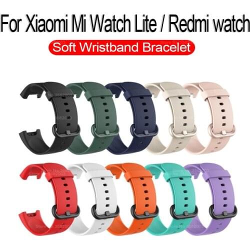 For XiaoMi Mi Watch Lite Strap Replacement Sport Soft Wristband Bracelet For XiaoMi RedMi Watch XioMi Watch Belt Wrist Strap