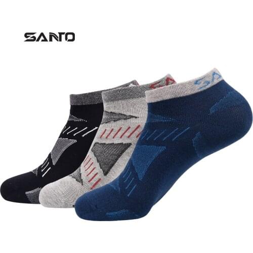 SANTO 1 Pair S011 Summer Sports Running Hiking Socks Breathable Super Lightweight Cycling Mens Women Sock Foot Wear