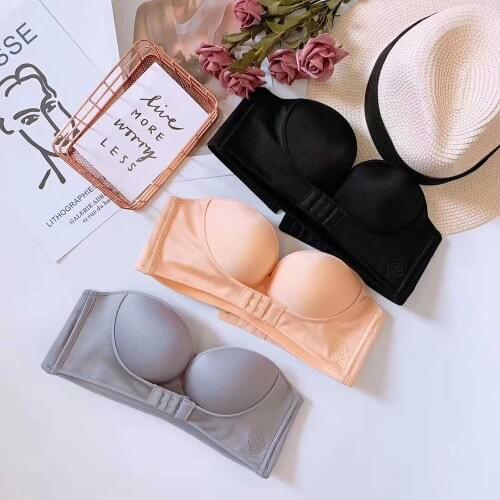 Sexy strapless invisible bra For women charm strapless fashion wireless push up bra lingerie seamless bralette top