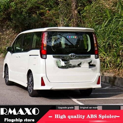 For TOYOTA NOAH VOXY Spoiler 2014-2017 TOYOTA noah/Voxy High Quality ABS Material Car Rear Wing Primer Color Rear Spoiler