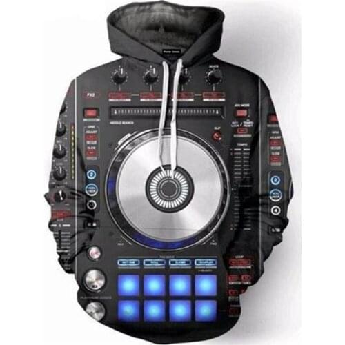 Hoodie Spring 2021 top mens and womens 3D printed discs Harajuku fashion long-sleeved pullover casual personalized clothes