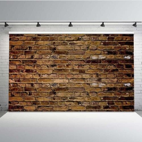 Vintage Brick Wall Background for Photography Retro Wall Backdrop Photo Shoot Customize Y-488
