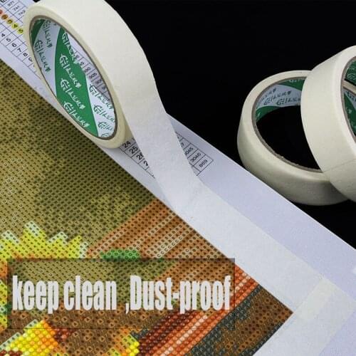 WKDP Diamond Painting Anti-dirty Tape Adhesive Edges Sticker DIY Tools Diamond Embroidery accessory Diatom mud art sketch tape