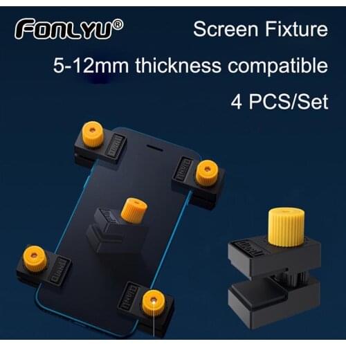 4pcs Qianli iClamp Universal Fixture Phone Screen Clip LCD Display Clamp for Phone Tablet Repair Tools Screen Rear Glass Fasten