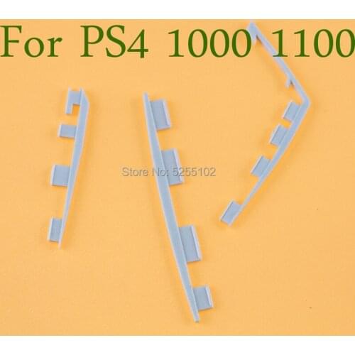 10sets White Black CUH10XX 1000 CUH-11XX 1100 For Sony Playstation 4 Console Rubber Pad Dust Protective Cover