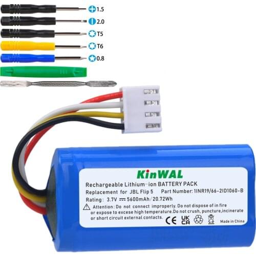 5600mAh Battery Pack for JBL Flip 5 / Flip5 Bluetooth Speaker