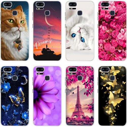 Colorful Flowers For Asus Zenfone 3 Zoom ZE553KL Case Z01HD Z01HDA Soft Slim Phone Cases For Asus Zenfone Zoom S ZE553KL Housing