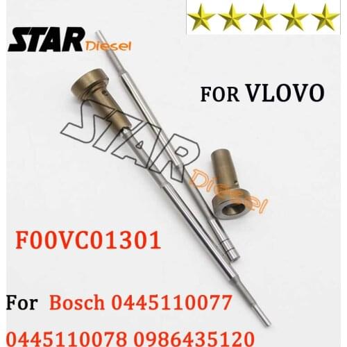 Pressure Valve F 00V C01 301, F00VC01301 And Common Rail Injector Valve F00V C01 301 For 0 445 110 078 / 0 445 110 077