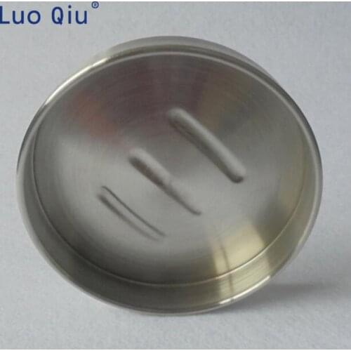 Soap Dish Holder Stainless Steel porta sapone Wall Mounted Bathroom Creative Double Draining Soap Box Chrome 10 pcs/lot